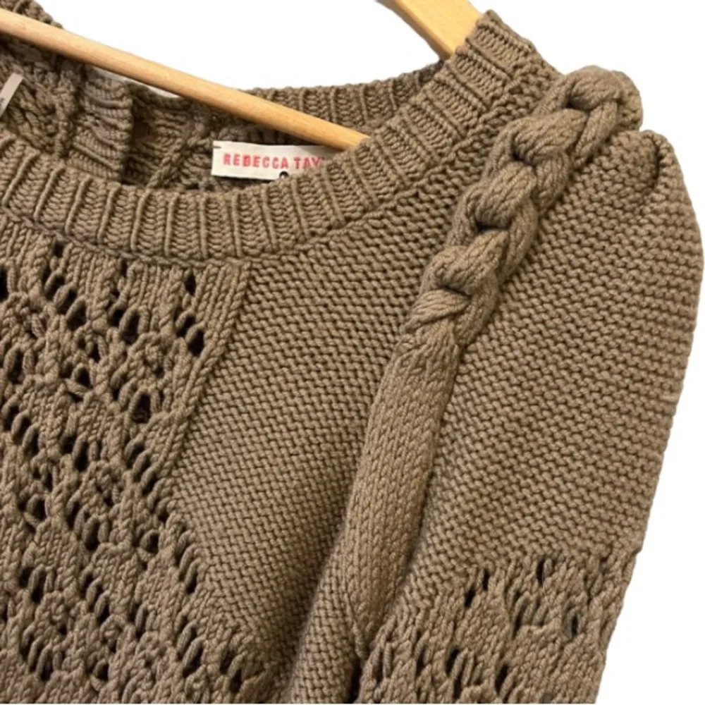 Rebecca Taylor Braided Sweater - Picture 3 of 10